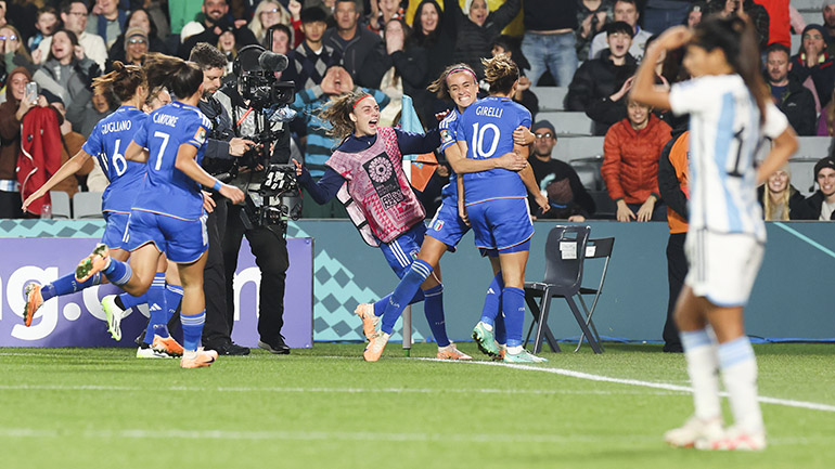 Μουντιάλ 2023 γυναικών: Νίκη στην εκπνοή για την Ιταλία, 1-0 την Αργεντινή