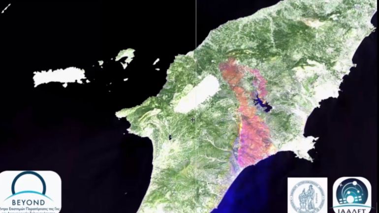 Ο πρώτος δορυφορικός απολογισμός για τη φωτιά στη Ρόδο – Κάηκαν πάνω από 107.000 στρέμματα
