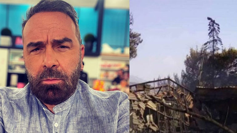 Γρηγόρης Γκουντάρας: Το σπαρακτικό βίντεο από το σπίτι τετραμελούς οικογένειας που έγινε στάχτη από τη φωτιά