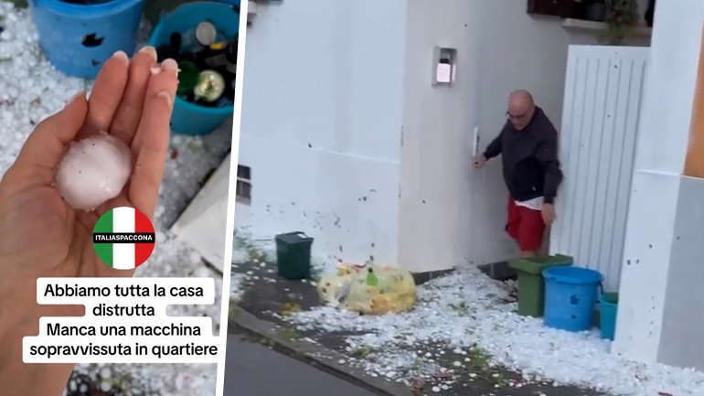 Μετά τους καύσωνες, χαλάζι σε μέγεθος πορτοκαλιού στη Βόρεια Ιταλία!