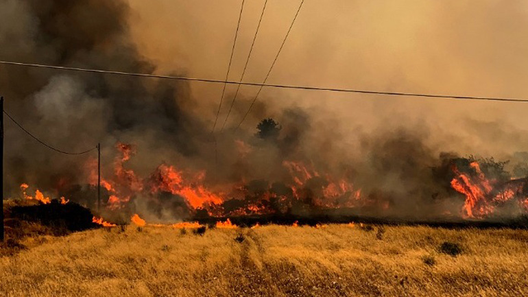 Ρόδος: Την εκκένωση του χωριού Λαχανιά και Πλημμύρι αποφάσισε το υπουργείο Κλιματικής Αλλαγής