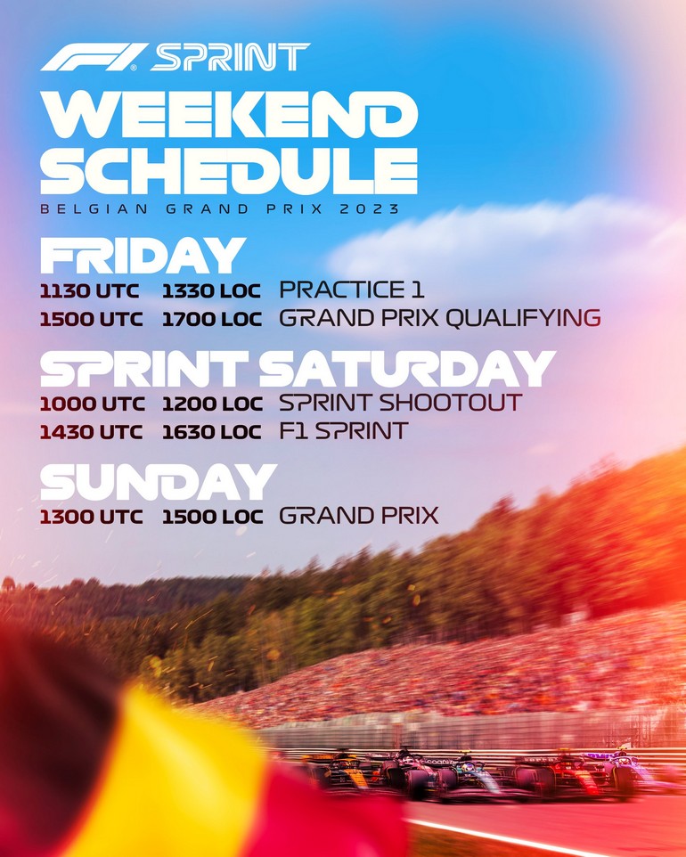 Οι ώρες που αναγράφονται είναι για το Βέλγιο