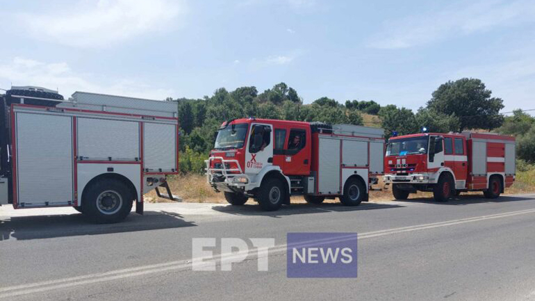 Έφτασαν στην Κέρκυρα οι πυροσβέστες από τη Βουλγαρία