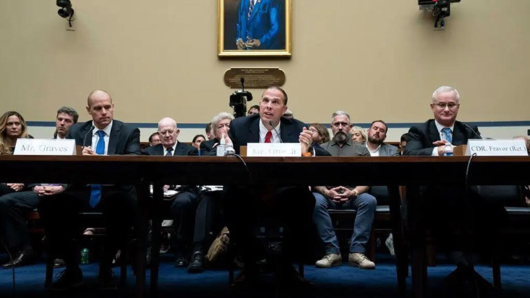 Πρώην στρατιωτικοί αξιωματούχοι καταθέτουν ενώπιον του αμερικανικού Κογκρέσου σχετικά με τα UFO και τους εξωγήινους