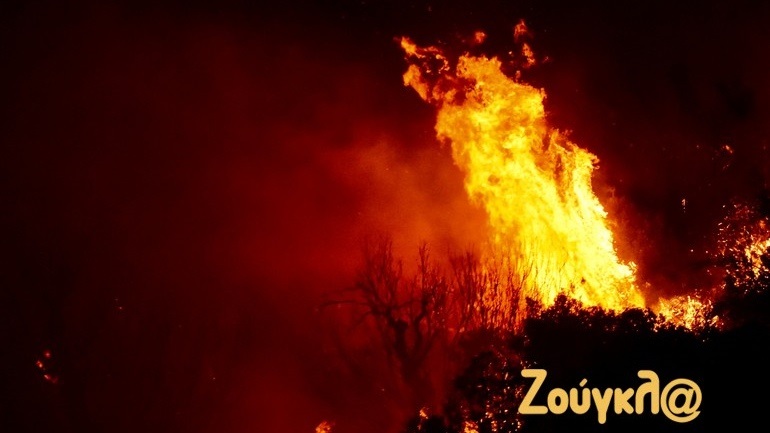 Βόλος: Καλύτερη η εικόνα στις εστίες φωτιάς στη Μαγνησία – Μακριά από κατοικημένες περιοχές