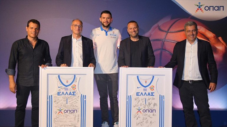 Με τη στήριξη του ΟΠΑΠ η Εθνική Ομάδα στο Παγκόσμιο Κύπελλο Μπάσκετ