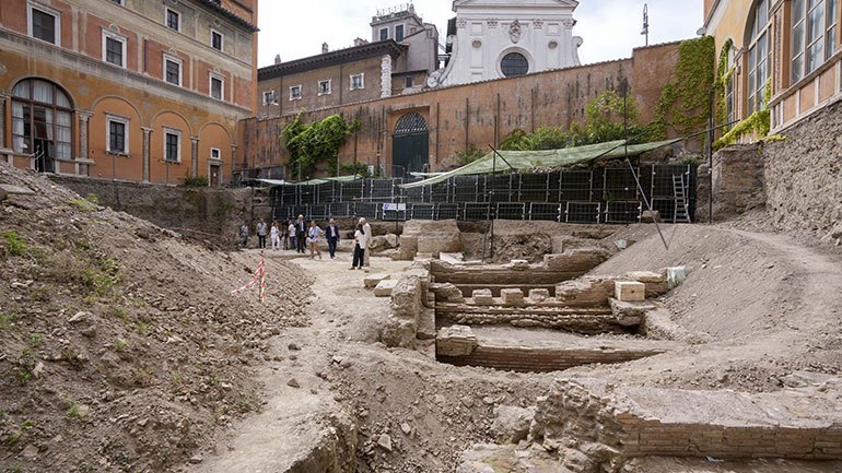 Στο φως το «χαμένο θέατρο» του Νέρωνα, στα θεμέλια του νέου Four Seasons