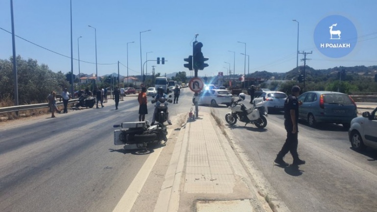 Ρόδος: Τροχαίο ατύχημα με τρεις τραυματίες