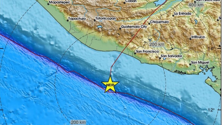 Γουατεμάλα: Σεισμός 5,6 βαθμών στα ανοικτά των νότιων ακτών της χώρας