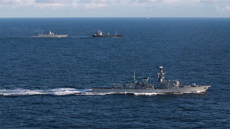 Συνεκπαίδευση Πολεμικού Ναυτικού με πλοίο του Ινδικού Πολεμικού Ναυτικού