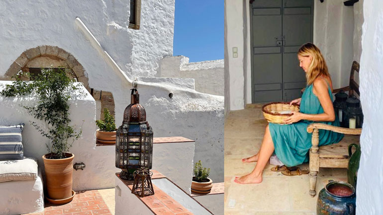 Τζένη Μπαλατσινού: Μέσα στο ησυχαστήριο της στην Πάτμο