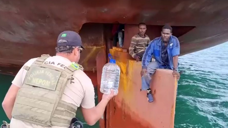 Τέσσερις Νιγηριανοί, που διασώθηκαν στη Βραζιλία, διέσχισαν τον Ατλαντικό και επέζησαν 14 ημέρες πάνω στο πηδάλιο πλοίου