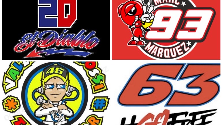 Τα λογότυπα των κορυφαίων αναβατών του MotoGP!
