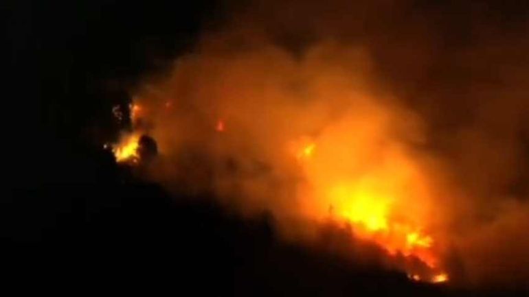 Σε ύφεση η πυρκαγιά στη Δεσκάτη Γρεβενών