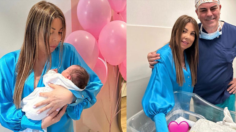 Άντζελα Δημητρίου: Τα πρώτα λόγια στην κάμερα μετά τη γέννηση της εγγονής της