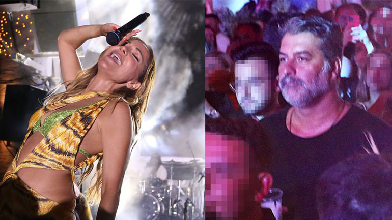 Βασίλης Μπισμπίκης: Απόλαυσε τη Δέσποινα Βανδή στη συναυλία της στα Χανιά