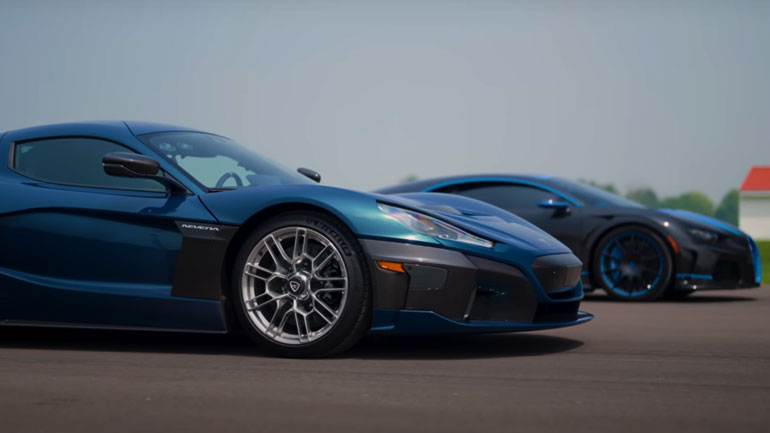 Τρία αυτοκίνητα με συνολική ιπποδύναμη 4.500 ίππων – Rimac Nevera VS Bugatti Chiron SS VS Tesla Model S Plaid 