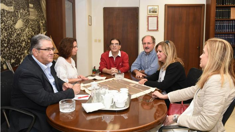 Συνάντηση Δ. Κουτσούμπα με αντιπροσωπεία της ΕΣΗΕΑ