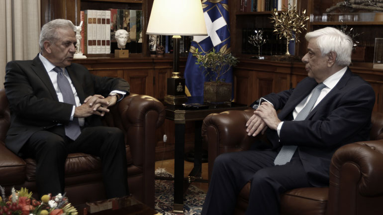 Συνάντηση Πρ. Παυλόπουλου με τον Δημήτρη Αβραμόπουλο