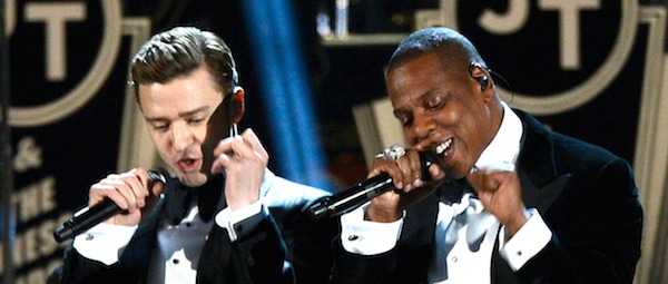 Δείτε video από τη συναυλία των Jay Z και Justin Timberlake, όπου τραγουδούν τις νέες τους επιτυχίες.