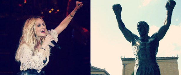 Η Άννα Βίσση.. στα χνάρια του Ρόκυ Μπαλμπόα!