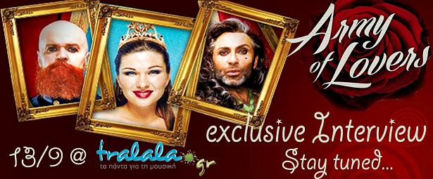 Συνέντευξη Army Of Lovers κοντά σας την Παρασκευή 13/9! | video trailer