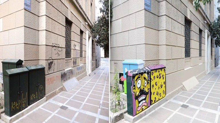 Σε «έργα τέχνης» θα μετατραπούν 30 ΚΑΦΑΟ στο εμπορικό κέντρο της Αθήνας