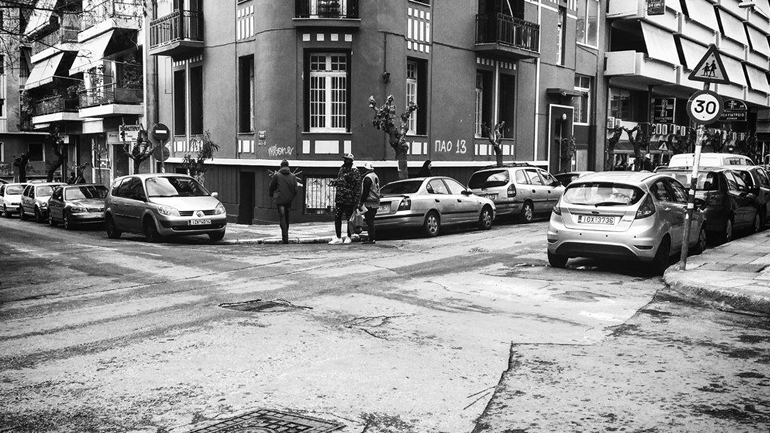 Ελλάδα άνθρωπος και  street view