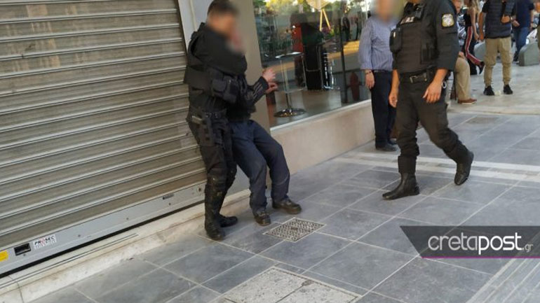 Αναστάτωση από μεθυσμένο στο κέντρο του Ηρακλείου