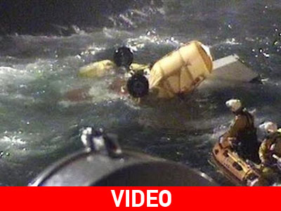 Καρέ – καρέ η διάσωση μετά τη συντριβή