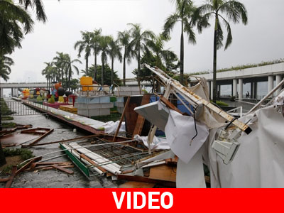 Τυφώνας σαρώνει την ανατολική Κίνα