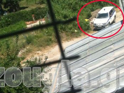 Περιπολικά στην  Ιερά Μονή Εσφιγμένου