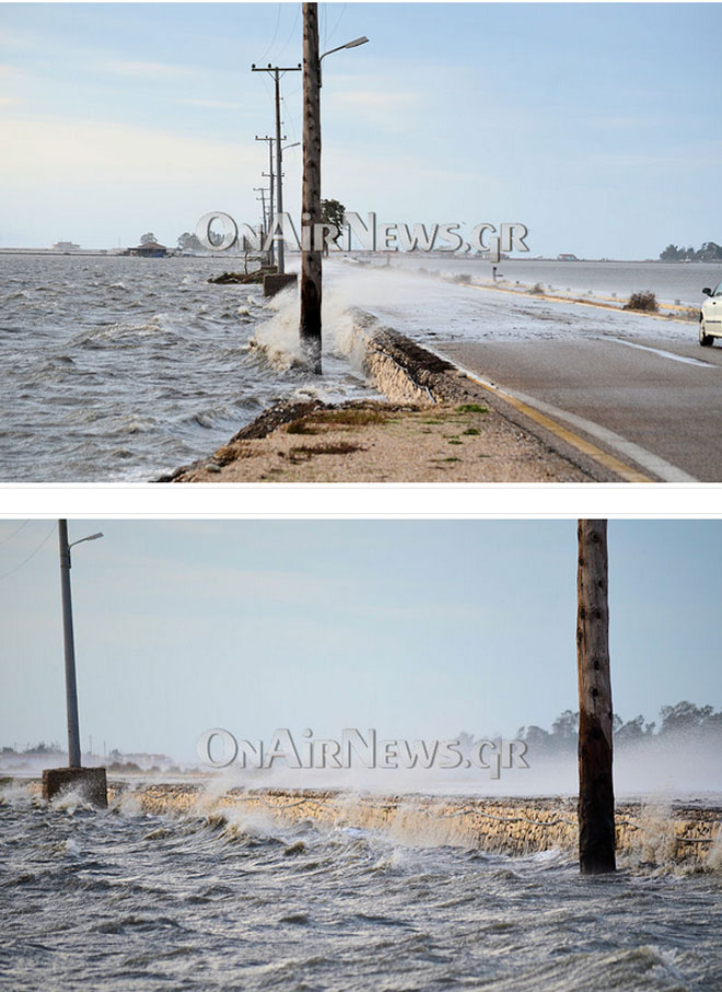Στα δύο κόπηκε η Τουρλίδα Μεσολογγίου το πρωί της Κυριακής