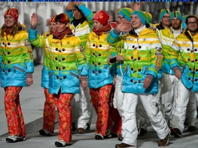 Η ενδυμασία της γερμανικής αποστολής τράβηξε την προσοχή