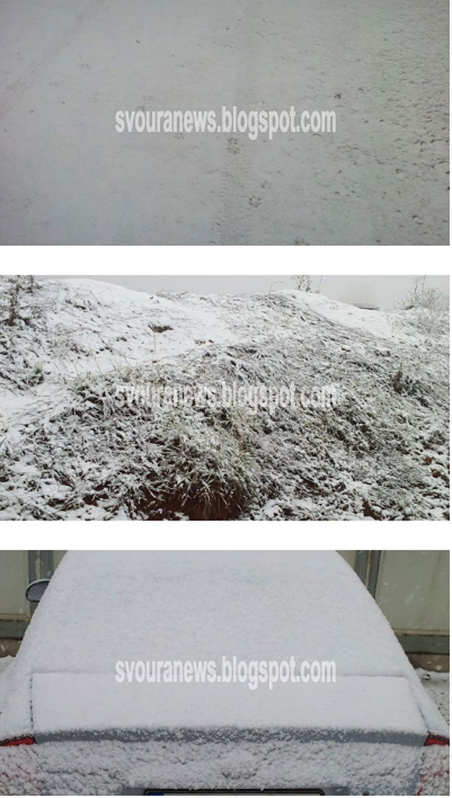 Στην Ιεροπηγή Καστοριάς το χιόνι έχει καλύψει τα πάντα από το απόγευμα του Σαββάτου