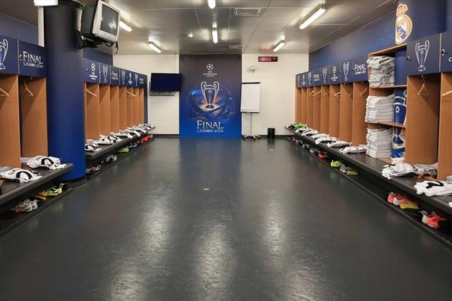 Τα αποδυτήρια της Ρεάλ