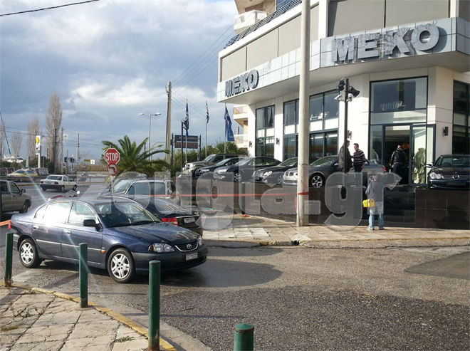 Η αντιπροσωπεία όπου έπεσε το πιστολίδι