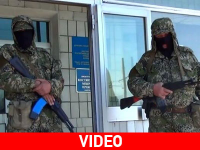 Ουκρανία: Η κατάληψη του δημαρχείου της Κοστιαντινίφκα