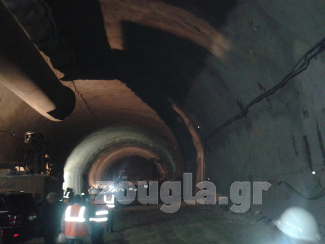 Οι εργασίες διάνοιξης της σήραγγας Τ3