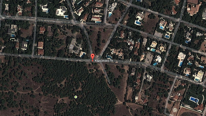 Το σημείο της έκρηξης