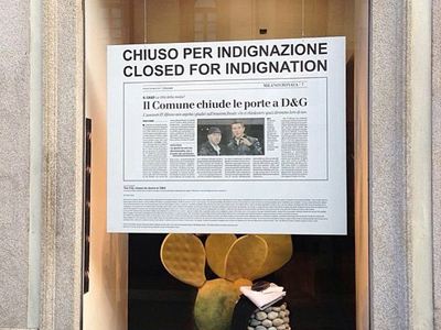 Μιλάνο: Κλειστά τα καταστήματα των D&G