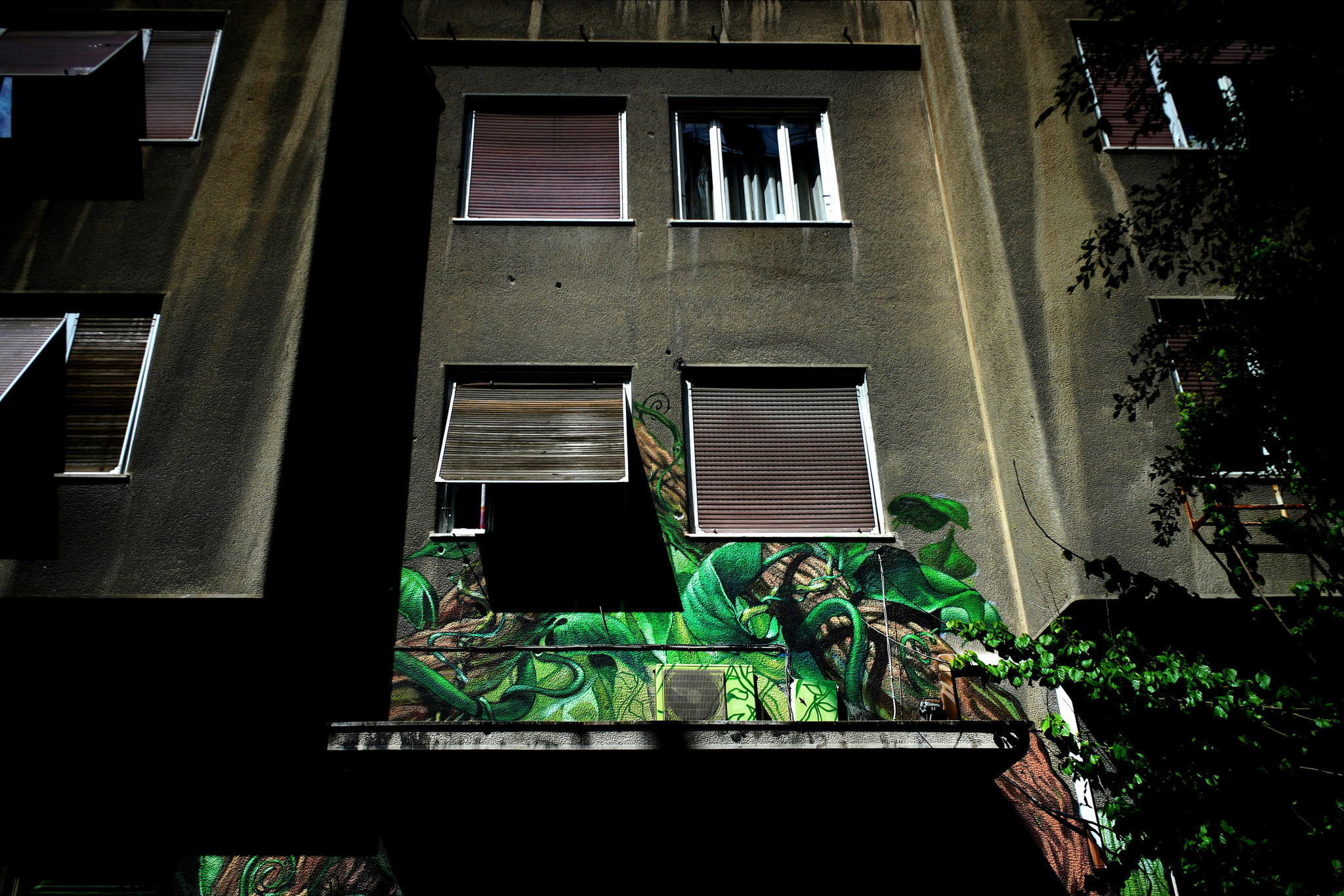 Η Αμαλία Ζέππου ανέθεσε σε καλλιτέχνες του δρόμου να κάνουν γκράφιτι σε κτήρια της Αθήνας