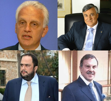 Οι κ.κ. Ν. Νανόπουλος, Σ. Λεκκάκος, Β. Μαρινάκης και Γ. Αγγελικούσης