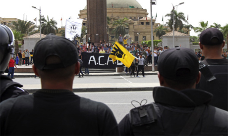 Εικόνα από τις απογευματινές συγκρούσεις