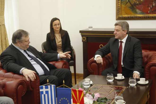 Στιγμιότυπο από τη συνάντηση με τον Ιβάνοφ