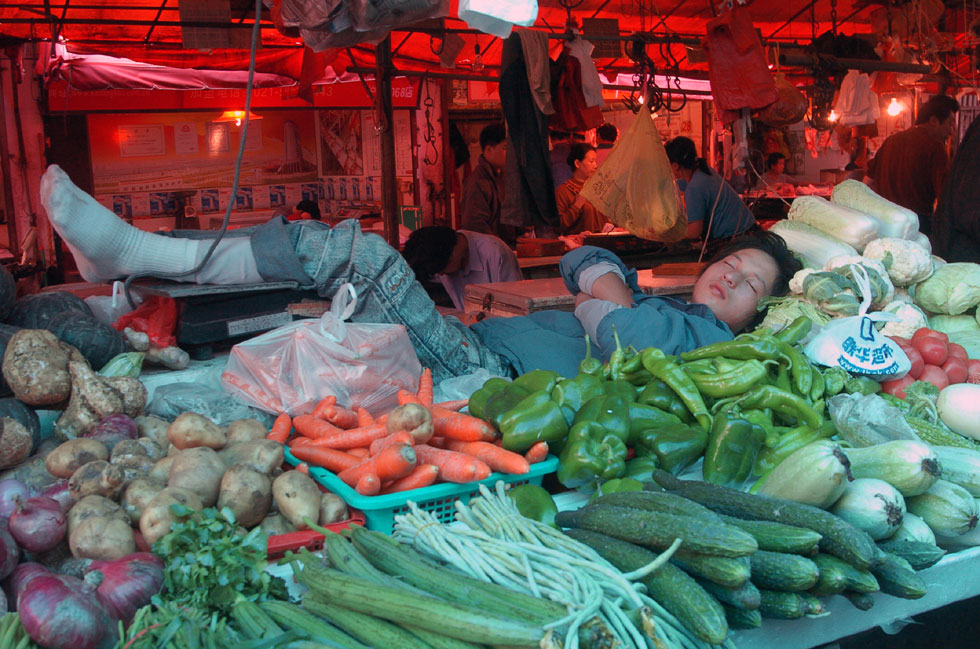 Κίνα: Στιγμιότυπα από την λαϊκή αγορά στη Σαγκάη