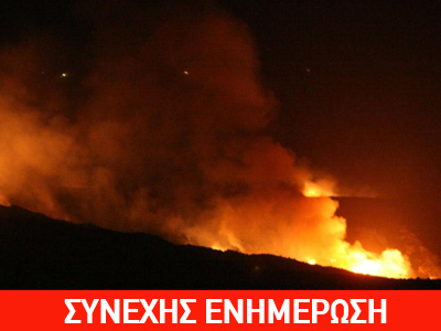 Πυρκαγιά στον Διόνυσο Βοιωτίας