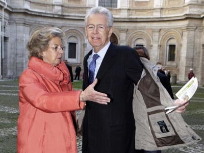 Στο νοσοκομείο η σύζυγος του Μάριο Μόντι