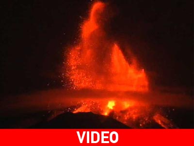 Εντυπωσιακές εικόνες από τη νέα έκρηξη της Αίτνας