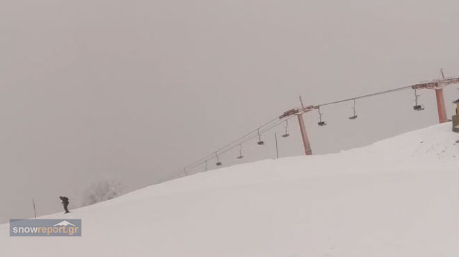 Πατήστε πάνω στη φωτογραφία για να δείτε live εικόνα από τα 3-5 Πηγάδια, όπως τη μεταδίδει το snowcam.gr